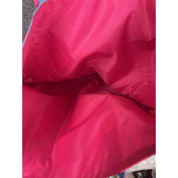 Lilly Pulitzer Tote Bag Womens Blue Pink Crab Seashell Beach Travel Estee Lauder - Picture 7 of 7